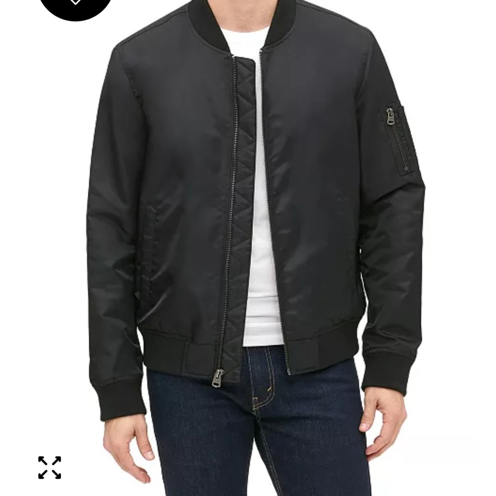 Black Levi Strauss Bomber Jacket